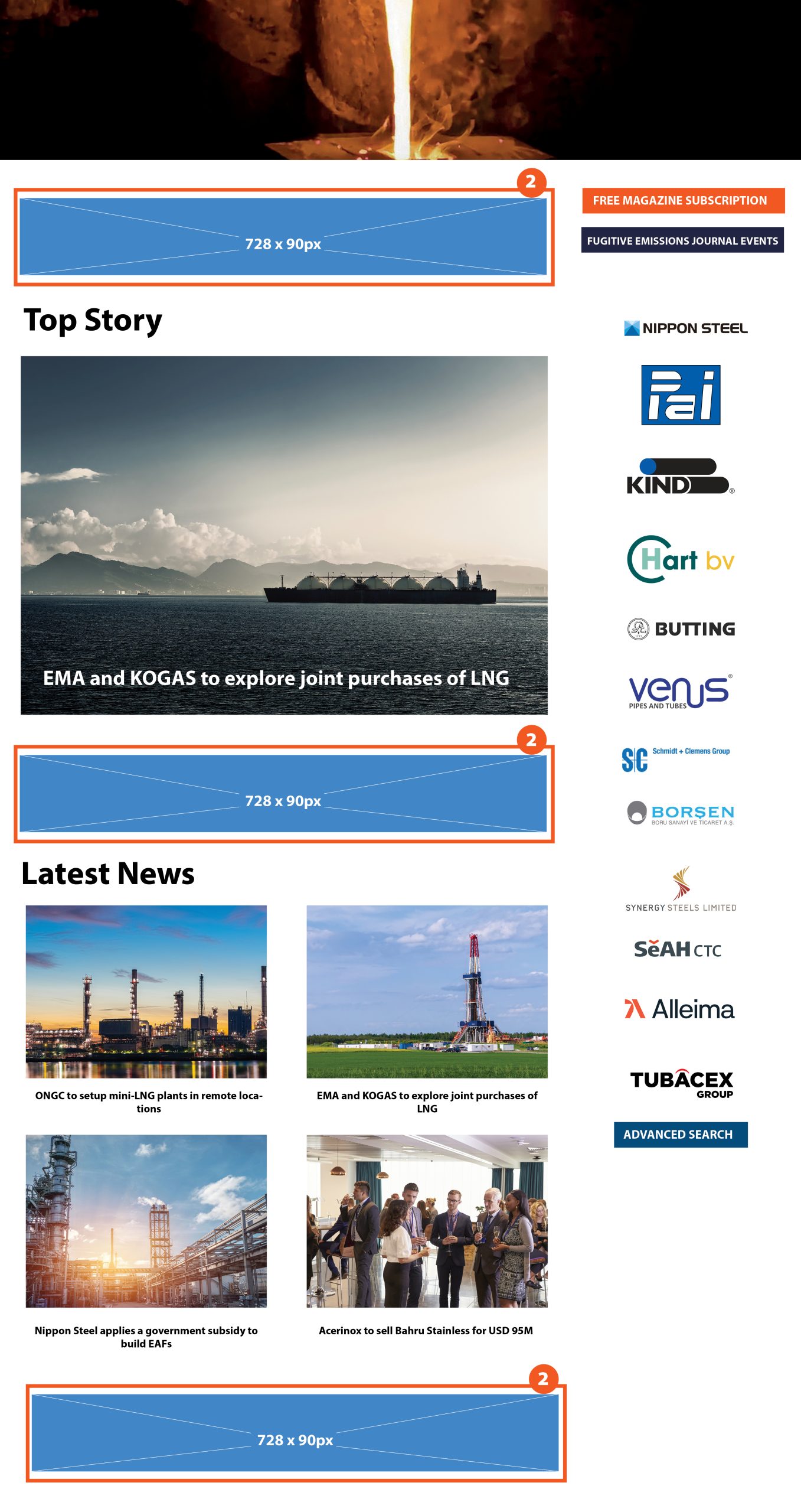 2. Content Leader Banner