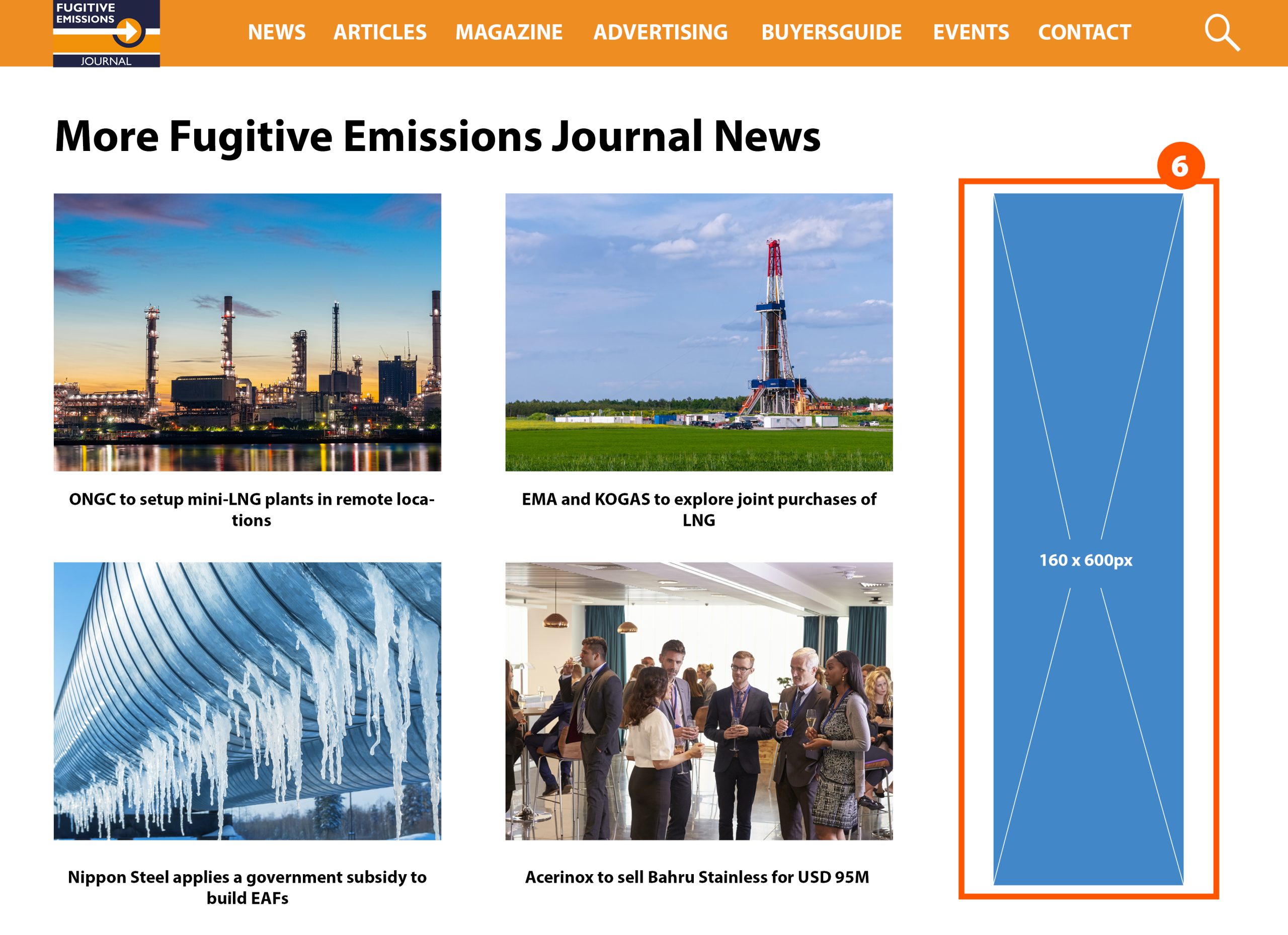 6. Homepage Skyscraper Banner